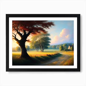 Country Road 8 Art Print