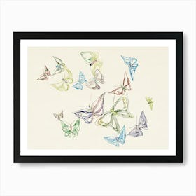 Vintage Butterfly, Cho Senshu 1 Art Print