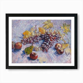 Van Gogh - Grapes, Lemons, Pears, And Apples Art Print