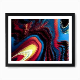 Acrylic Extruded Painting 239 Art Print