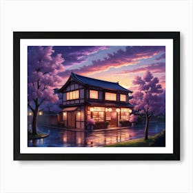 Asian House 1 Art Print