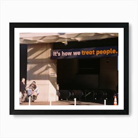 People At The Airport Poster