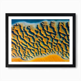 Dunes From Space Art Print