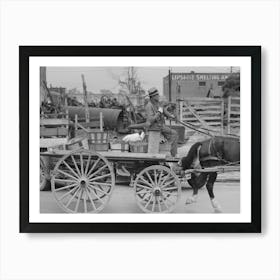Untitled Photo, Possibly Related To Activity Around Farmers Supply Store, Waco, Texas By Russell Lee Art Print