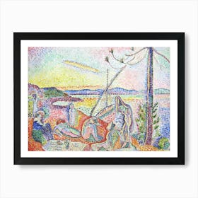 Matisse Beach Scene Art Print