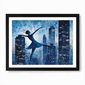 Ballerina In The City Art Print