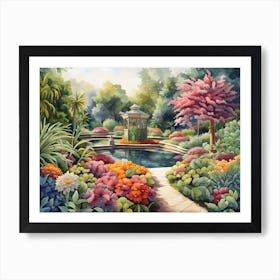 Garden In Bloom Art Print