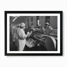 Skinning Cooked Tuna Before Canning, Columbia River Packing Association, Astoria, Oregon By Russell Lee Art Print