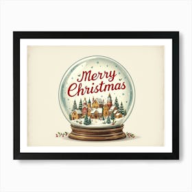 Snow Globe Art Print