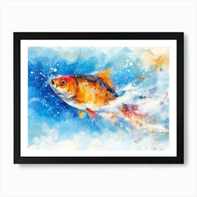Melting Ice Fish Art Print