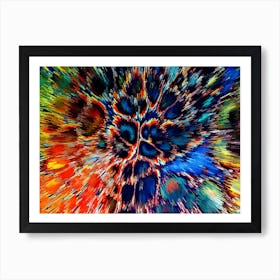 Acrylic Extruded Painting 346 Art Print