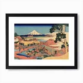 The Tea Plantation Of Katakura In The Suruga Province Art Print