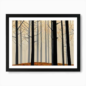 Autumn Forest 14 Art Print