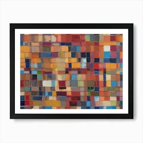 Colorful Mosaic Tiles Art Print