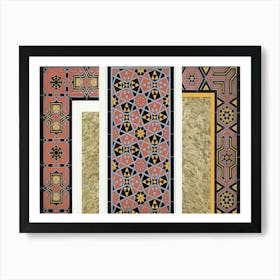 Emile Prisses D’Avennes Pattern, Plate No, 75, La Decoration Arabe Art Print