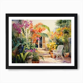 Tropical Garden 3 Art Print