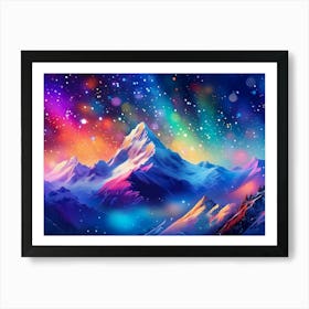 Mountain Range Art Print