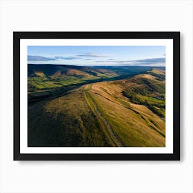 Aerial View Of The Dales 14 Art Print