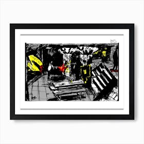 Southbank Graffiti Art Print