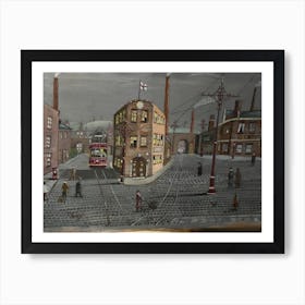 Tram way days Art Print