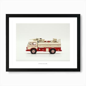 Toy Car Fire Truck 2 Poster Art Print