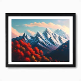 Mountain Landscape 34 Art Print