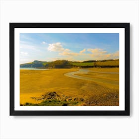 Devon Estuary Art Print