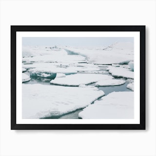Jokulsarlon Icebergs Art Print