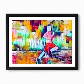 Abstract - Dancer Art Print