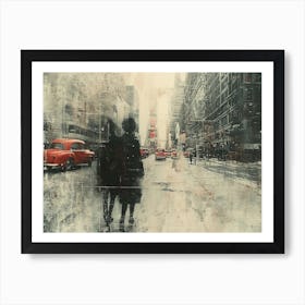 Temporal Resonances: A Conceptual Art Collection. New York City 1 Art Print