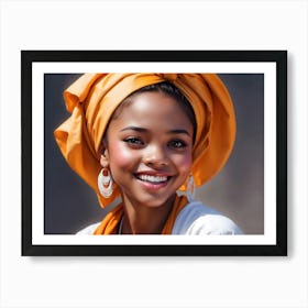 African Beauty Art Print