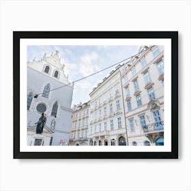 Franziskanerplatz Square In Vienna Art Print