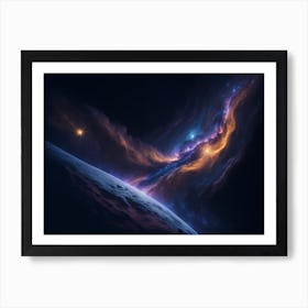 Space Nebula Art Print