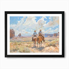 Cowboys In The West 2 Art Print