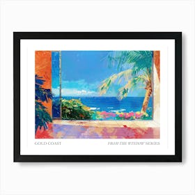 Gold Coast From The Window Series Poster Painting 3 Art Print