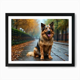 German Shepherd Dog Art Print