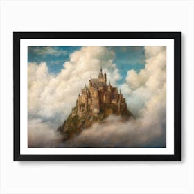 Castle In The Clouds 2 Art Print