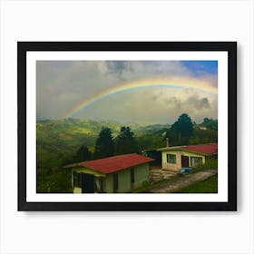 Rainbow in Costa Rica Art Print