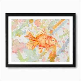 watercolor fish Art Print