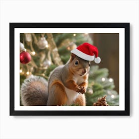 Christmas Animals 1 Art Print