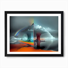 Rainbows In The Sky 2 Art Print