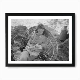 Untitled Photo, Possibly Related To Wife And Child Of Itinerant Cane Furniture Maker And Agricultural Day Laborer 1 Art Print