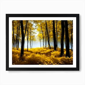 Autumn Forest 55 Art Print