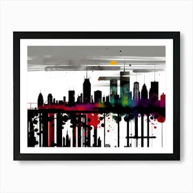 New York City Skyline 93 Art Print