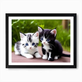 Cute Kittens Art Print