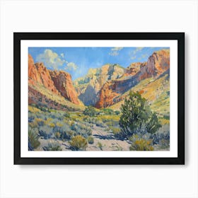 Western Landscapes Red Rock Canyon Nevada 4 Art Print