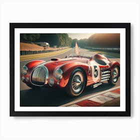 Vintage Racing Car Affiche