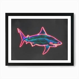 Neon Pink Nurse Shark 4 Art Print