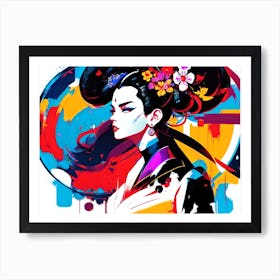 Geisha 133 Art Print