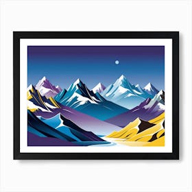 Mountain Landscape 6 Art Print